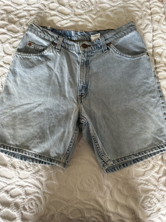Levi's Pants - Levi’s 967 Relaxed Fit Shorts Y2K Orange Tab Light Wash Junior Size 9